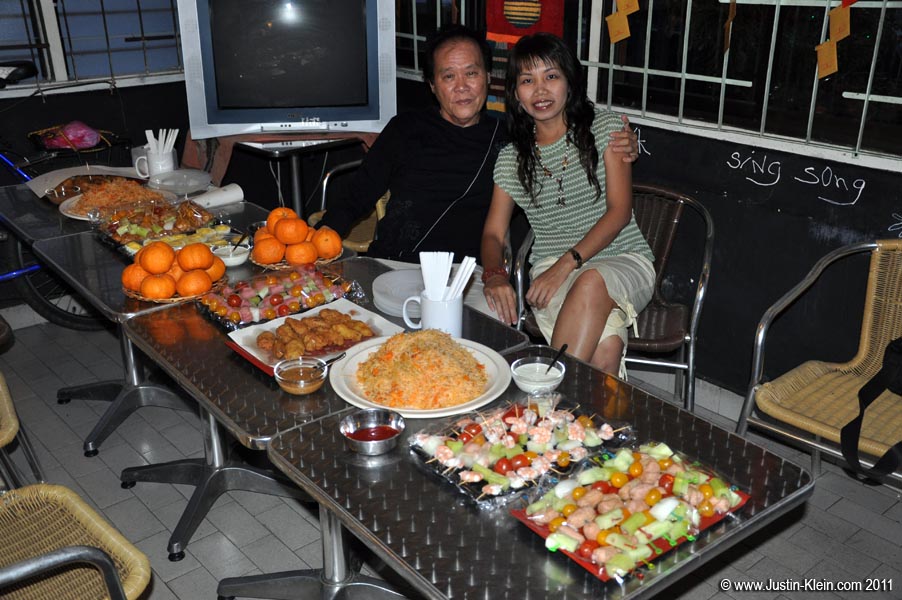 Chinese New Year dinner.