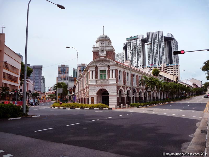 The old Jinriksha station on the corner of Neil and Tanjong Pagar.