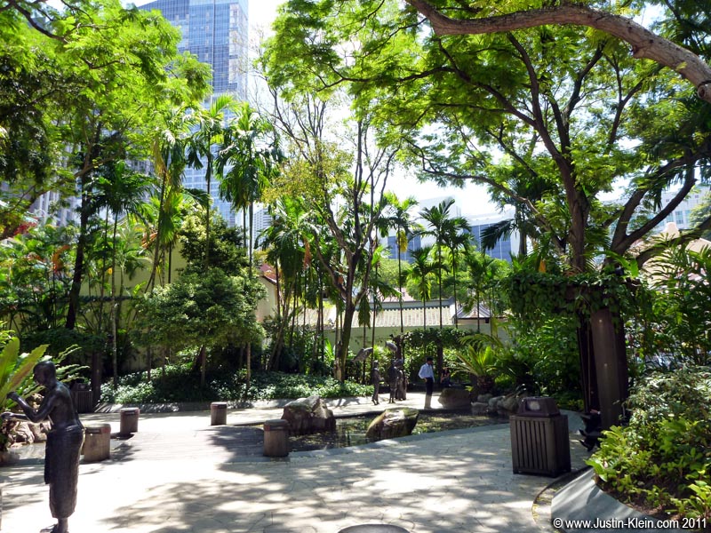 It seemed like every few minutes I'd find myself walking through another little park.