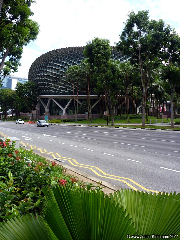 Another view of Esplanade: Theaters On The Bay (also known locally as "The Durians.")