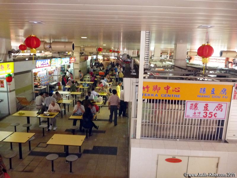 Singapore's countless "hawker courts" greatly resemble those throughout Malaysia.