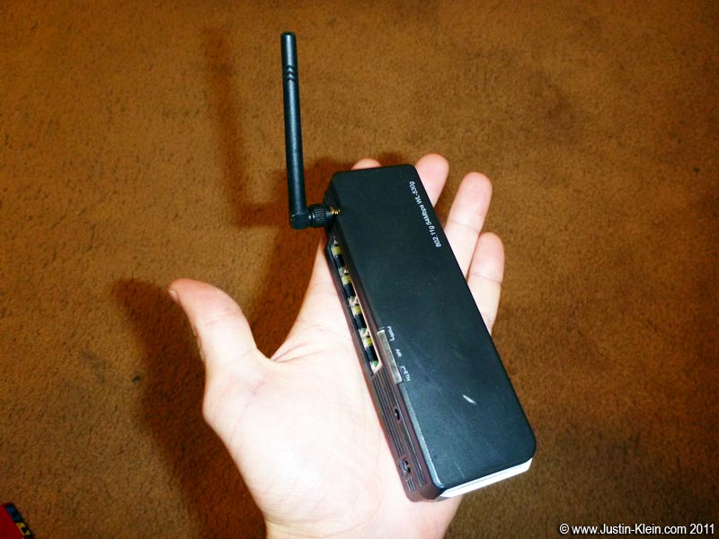 My good old travel router: the gift that keeps on giving.