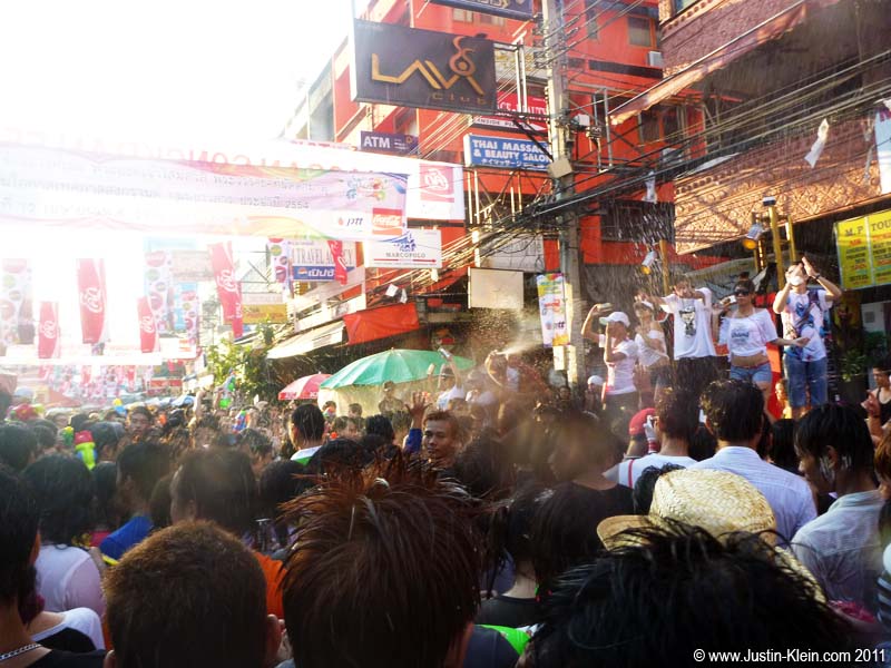 Khao San Road: packed to the gills.