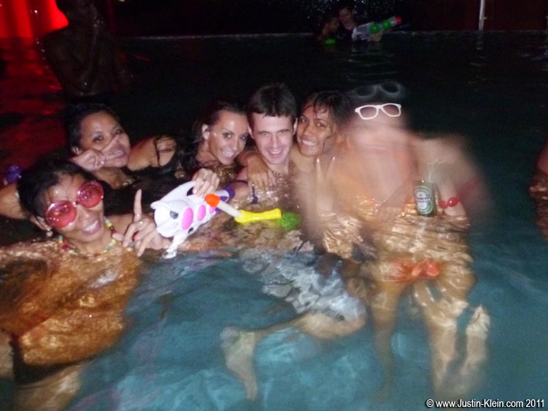 A Songkran pool party at Ambar.