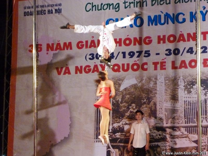 Liberation Day Acrobats.