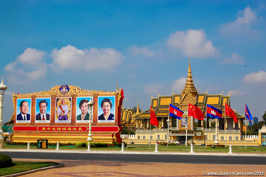 The Royal Palace in Phnom Penh.